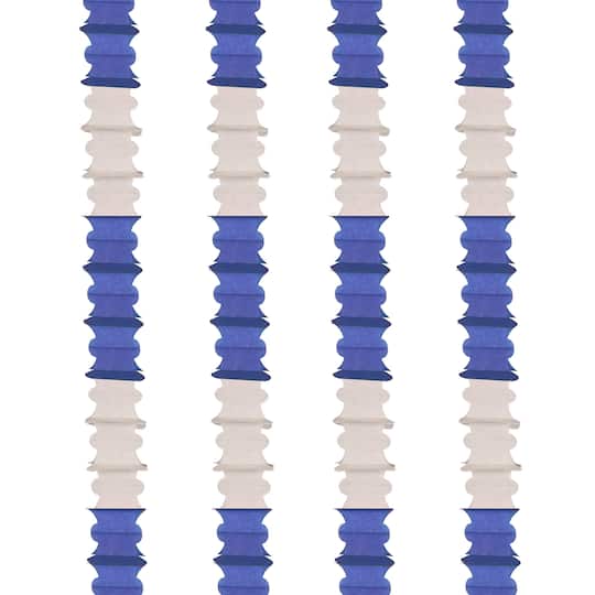 Beistle 14.5ft. Blue & White Oktoberfest Ceiling Drops, 4ct.
